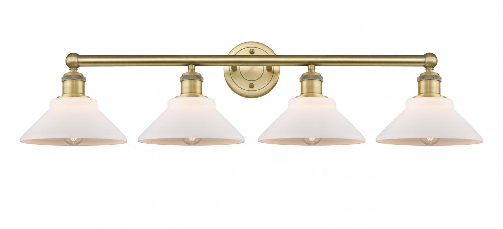 Orwell - 4 Light - 35 inch - Brushed Brass - Bath Vanity Light