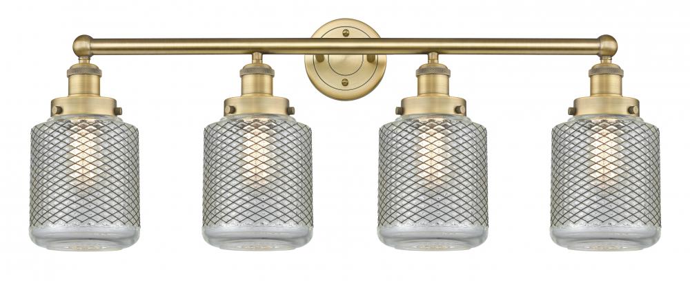 Stanton - 4 Light - 33 inch - Brushed Brass - Bath Vanity Light