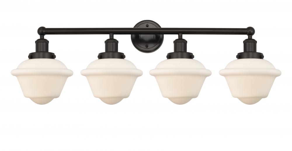 Oxford - 4 Light - 34 inch - Oil Rubbed Bronze - Bath Vanity Light