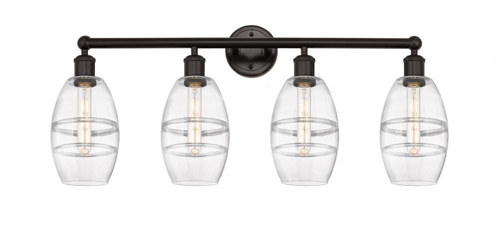 Vaz - 4 Light - 33 inch - Oil Rubbed Bronze - Bath Vanity Light