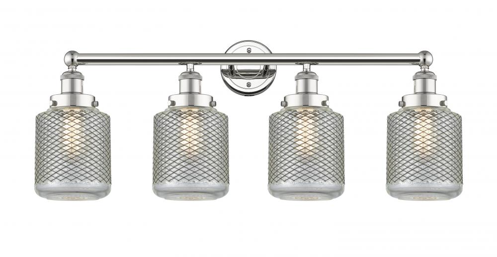 Stanton - 4 Light - 33 inch - Polished Nickel - Bath Vanity Light