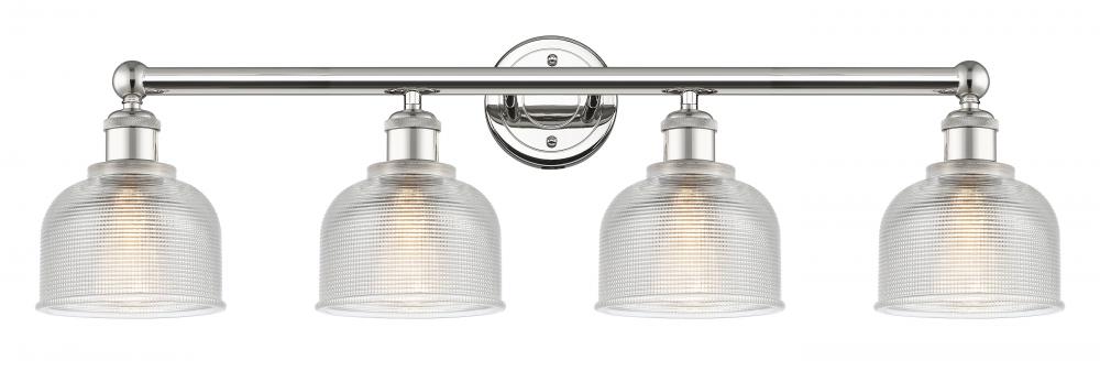 Dayton - 4 Light - 33 inch - Polished Nickel - Bath Vanity Light