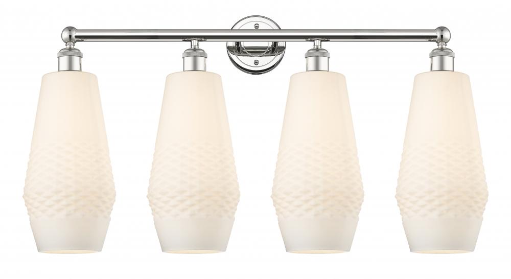 Windham - 4 Light - 34 inch - Polished Nickel - Bath Vanity Light