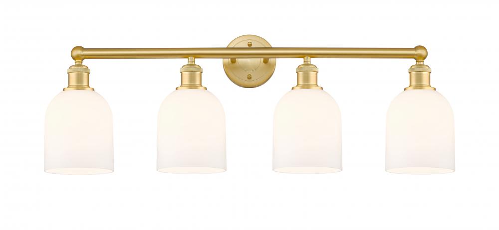 Bella - 4 Light - 33 inch - Satin Gold - Bath Vanity Light