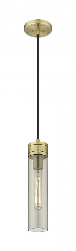 Boreas - 1 Light - 3 inch - Antique Brass - Cord Hung - Mini Pendant