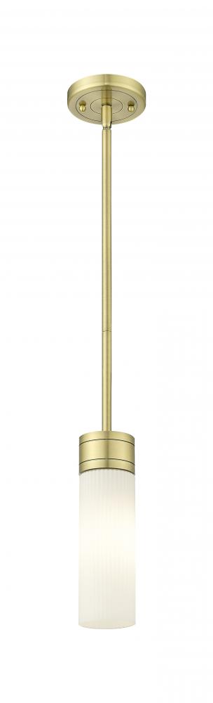 Boreas - 1 Light - 3 inch - Antique Brass - Stem Hung - Mini Pendant