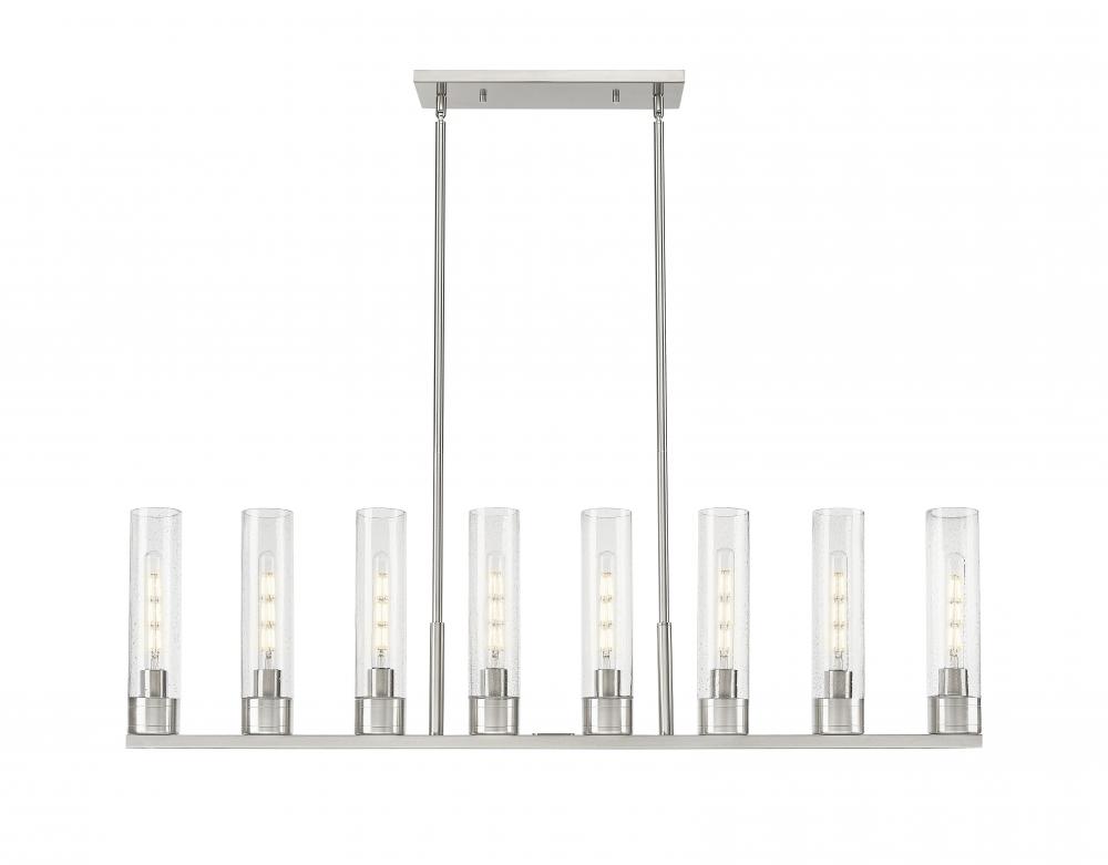 Boreas - 8 Light - 48 inch - Satin Nickel - Linear Pendant