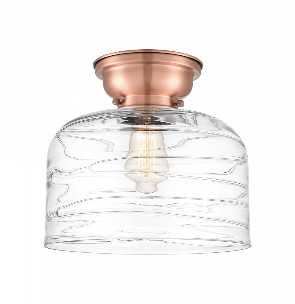 Bell - 1 Light - 12 inch - Antique Copper - Flush Mount