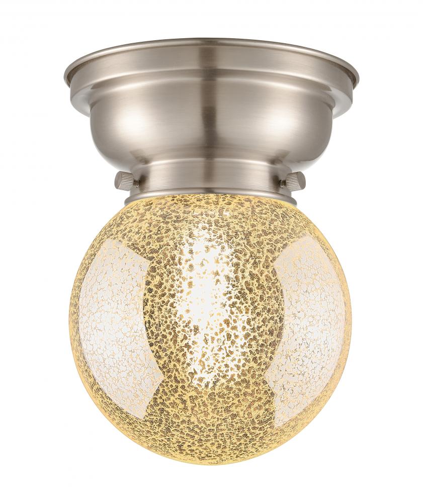 Beacon - 1 Light - 6 inch - Brushed Satin Nickel - Flush Mount