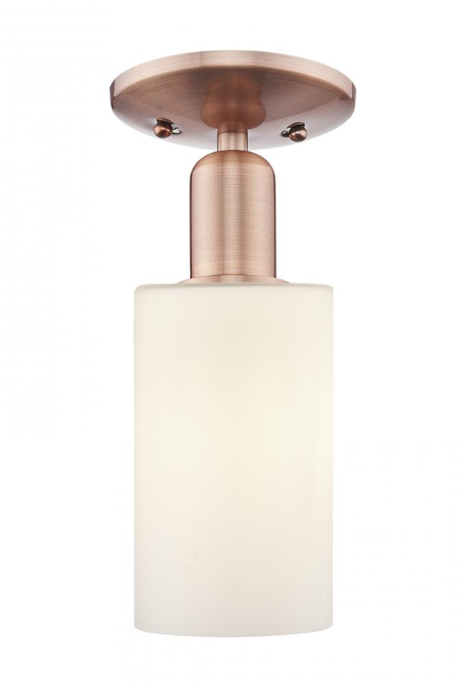 Clymer - 1 Light - 4 inch - Antique Copper - Semi-Flush Mount