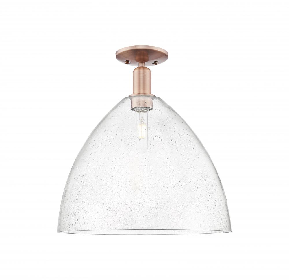 Bristol - 1 Light - 16 inch - Antique Copper - Semi-Flush Mount