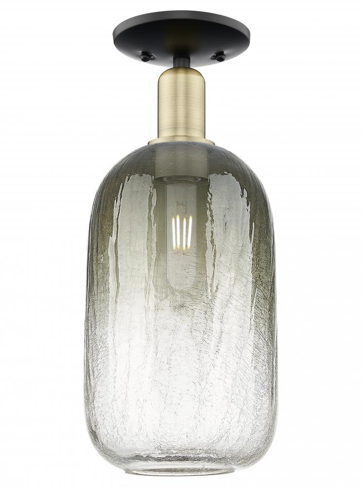 Brookhaven Cloche - 1 Light - 6 inch - Black Antique Brass - Semi-Flush Mount