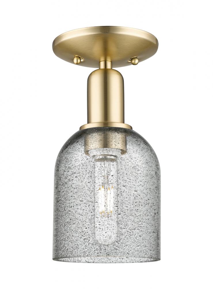 Caledonia - 1 Light - 5 inch - Champagne Bronze - Semi-Flush Mount