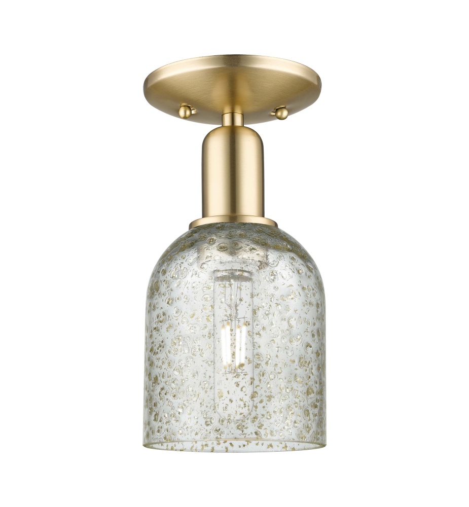 Caledonia - 1 Light - 5 inch - Champagne Bronze - Semi-Flush Mount