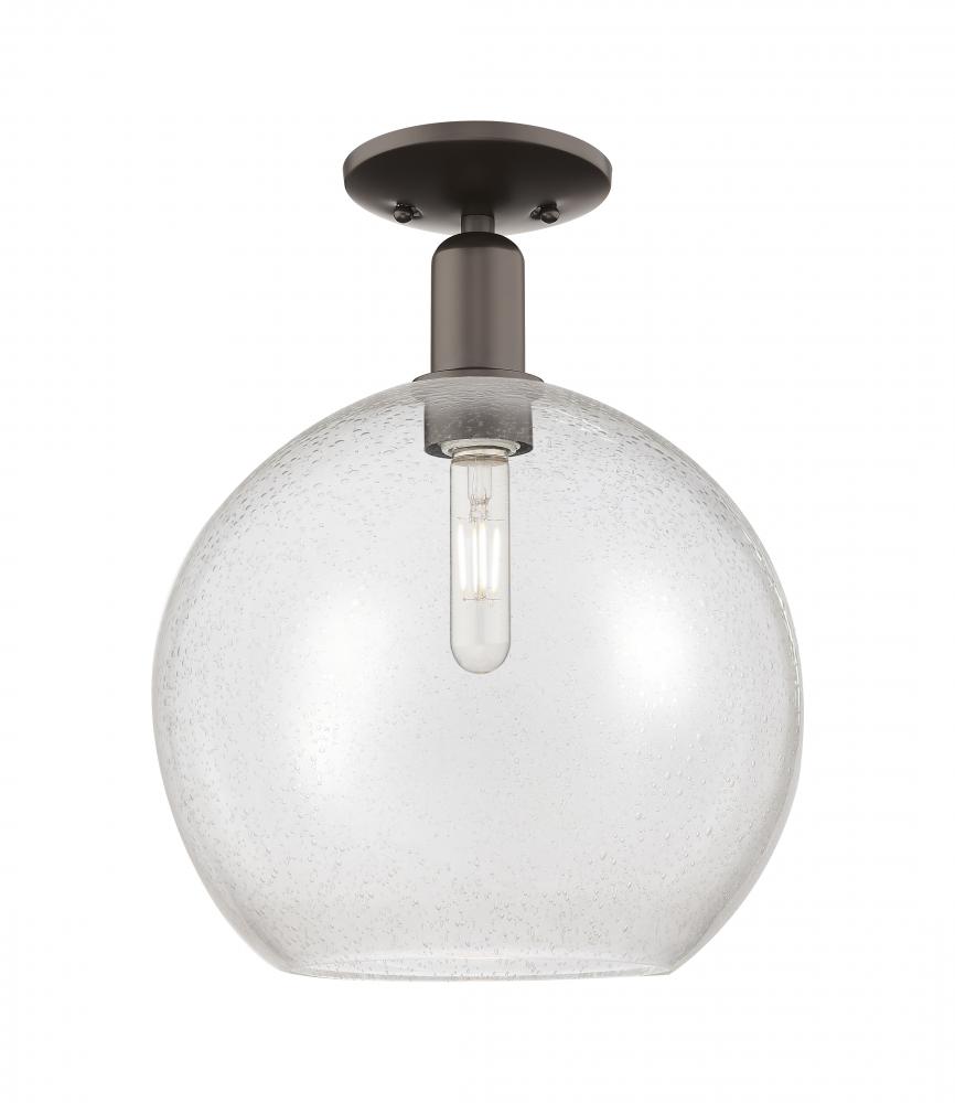 Athens - 1 Light - 12 inch - Oil Rubbed Bronze - Semi-Flush Mount