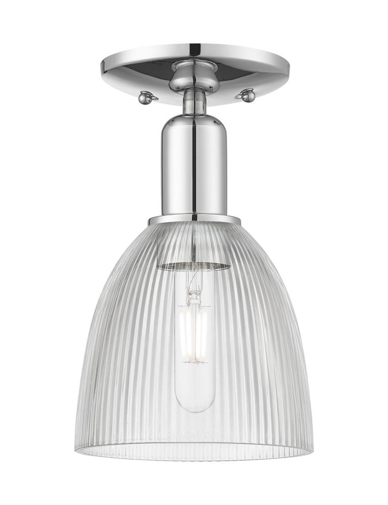 Castile - 1 Light - 6 inch - Polished Chrome - Semi-Flush Mount