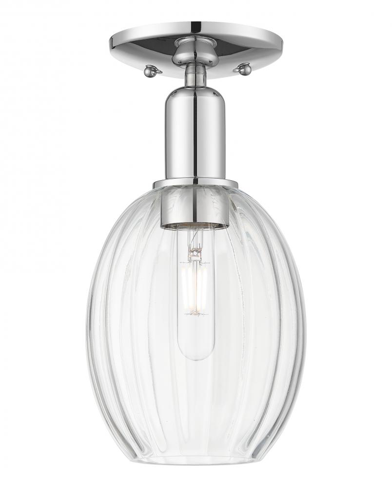 Preston Bulb - 1 Light - 6 inch - Polished Chrome - Semi-Flush Mount