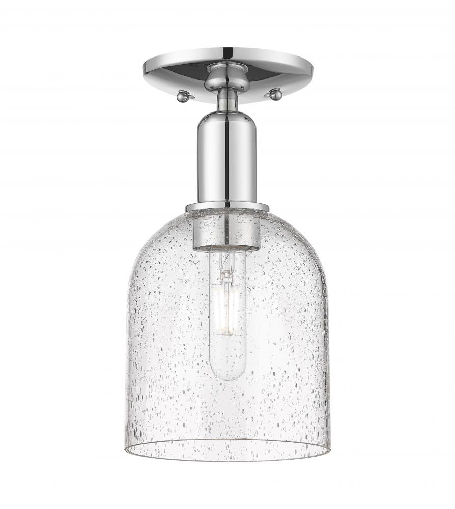 Bella - 1 Light - 6 inch - Polished Chrome - Semi-Flush Mount