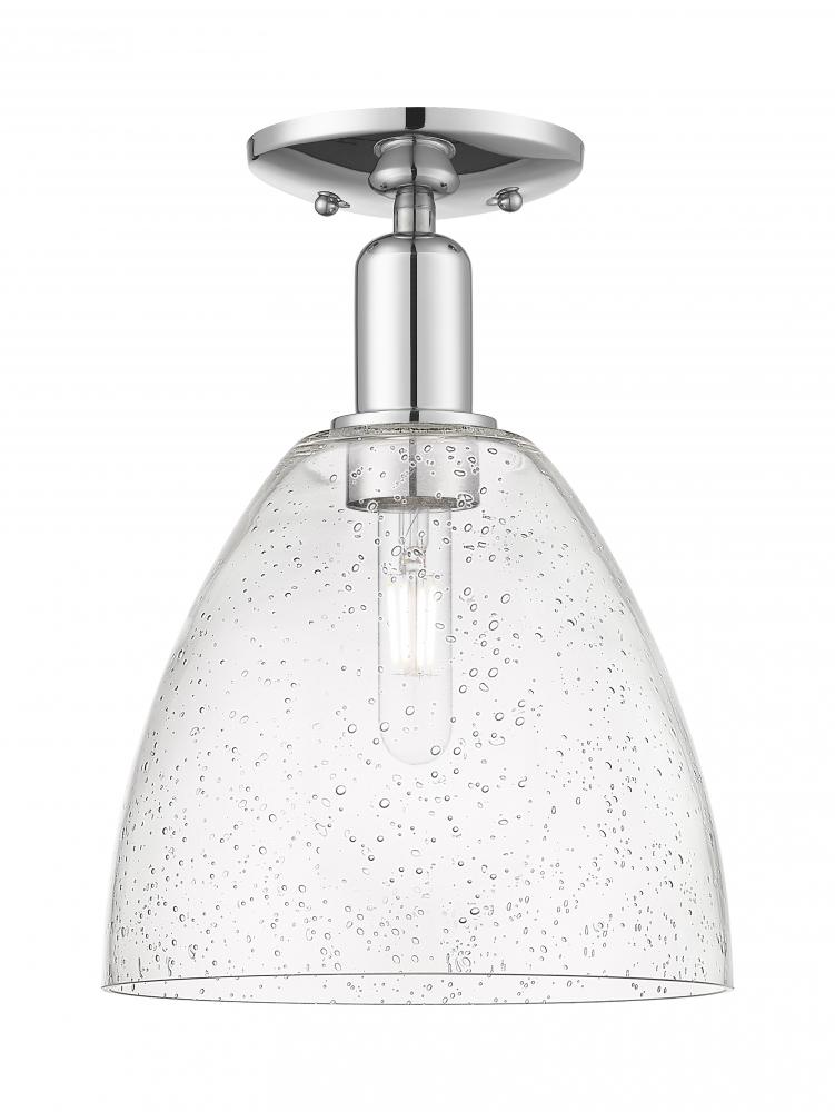 Bristol - 1 Light - 9 inch - Polished Chrome - Semi-Flush Mount