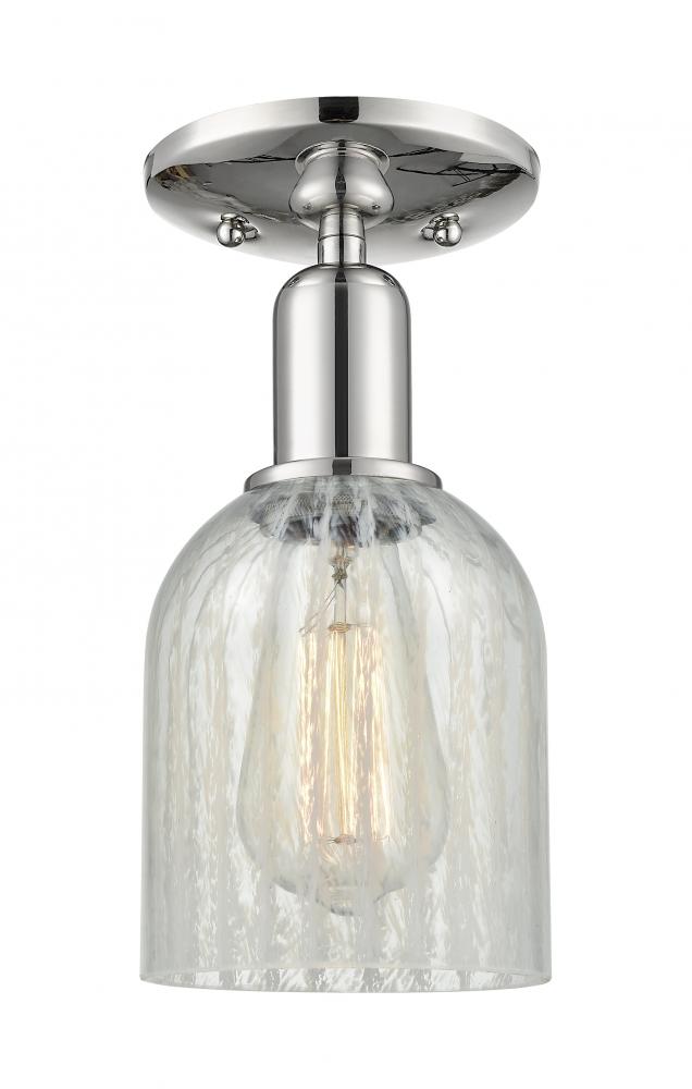 Caledonia - 1 Light - 5 inch - Polished Nickel - Semi-Flush Mount