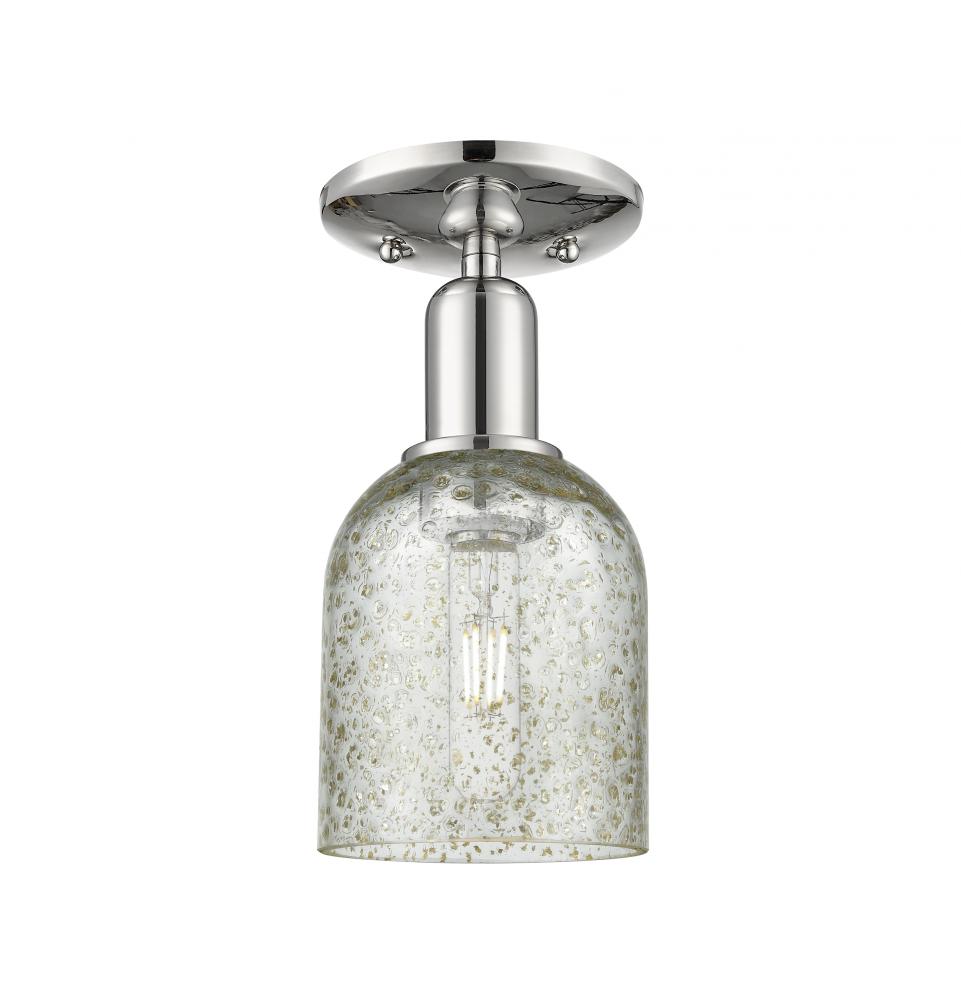 Caledonia - 1 Light - 5 inch - Polished Nickel - Semi-Flush Mount