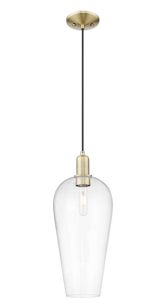 Chelsea - 1 Light - 6 inch - Antique Brass - Cord hung - Mini Pendant