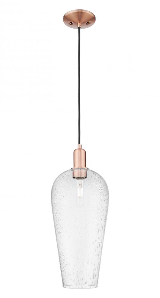 Chelsea - 1 Light - 6 inch - Antique Copper - Cord hung - Mini Pendant