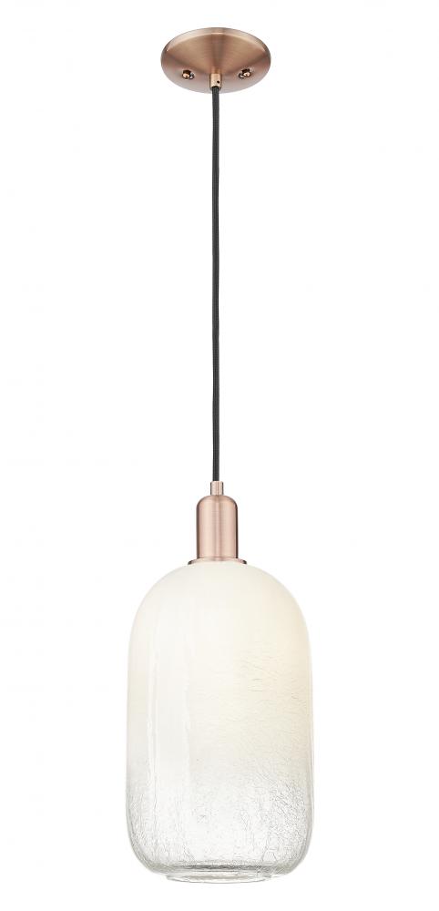 Brookhaven Cloche - 1 Light - 6 inch - Antique Copper - Cord hung - Mini Pendant