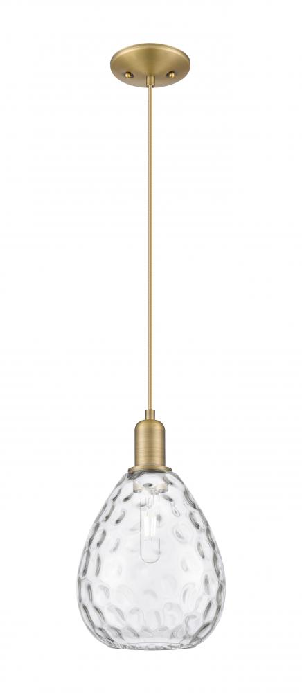 Waverly - 1 Light - 8 inch - Brushed Brass - Cord hung - Mini Pendant
