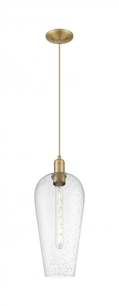 Chelsea - 1 Light - 6 inch - Brushed Brass - Cord hung - Mini Pendant