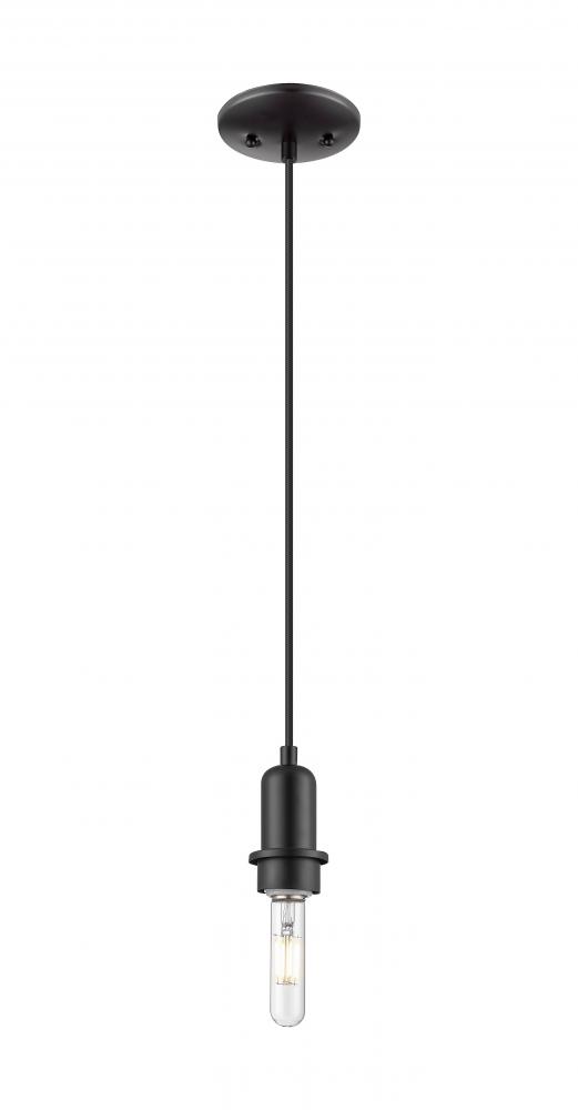 Arcadia - 1 Light - 5 inch - Matte Black - Mini Pendant