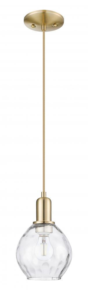 Waverly - 1 Light - 6 inch - Champagne Bronze - Cord hung - Mini Pendant