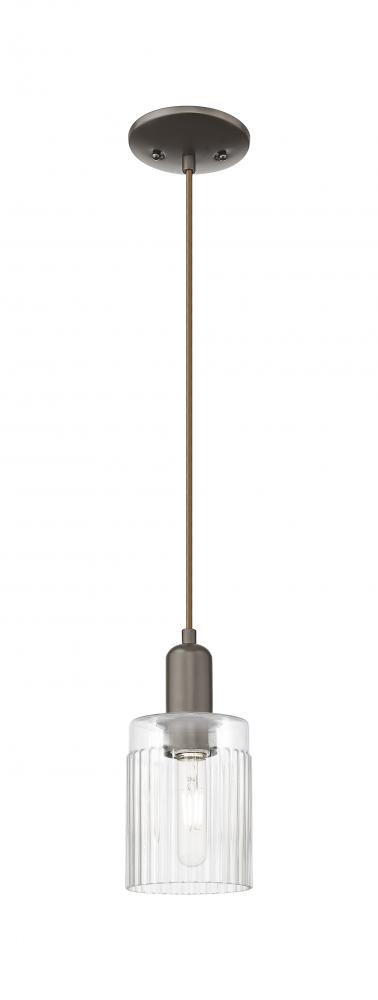 Hadley - 1 Light - 5 inch - Oil Rubbed Bronze - Cord hung - Mini Pendant