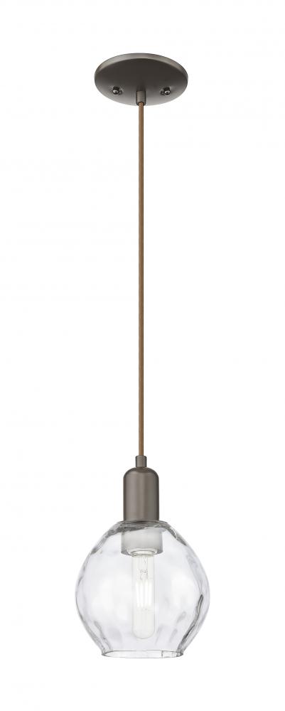 Waverly - 1 Light - 6 inch - Oil Rubbed Bronze - Cord hung - Mini Pendant
