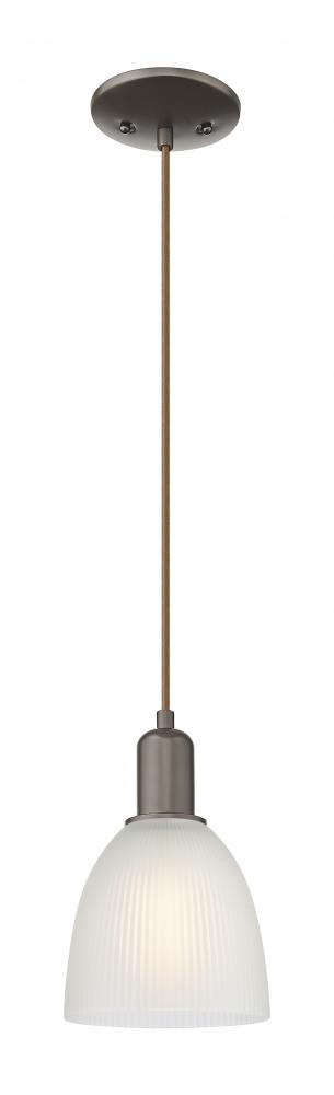 Castile - 1 Light - 6 inch - Oil Rubbed Bronze - Cord hung - Mini Pendant