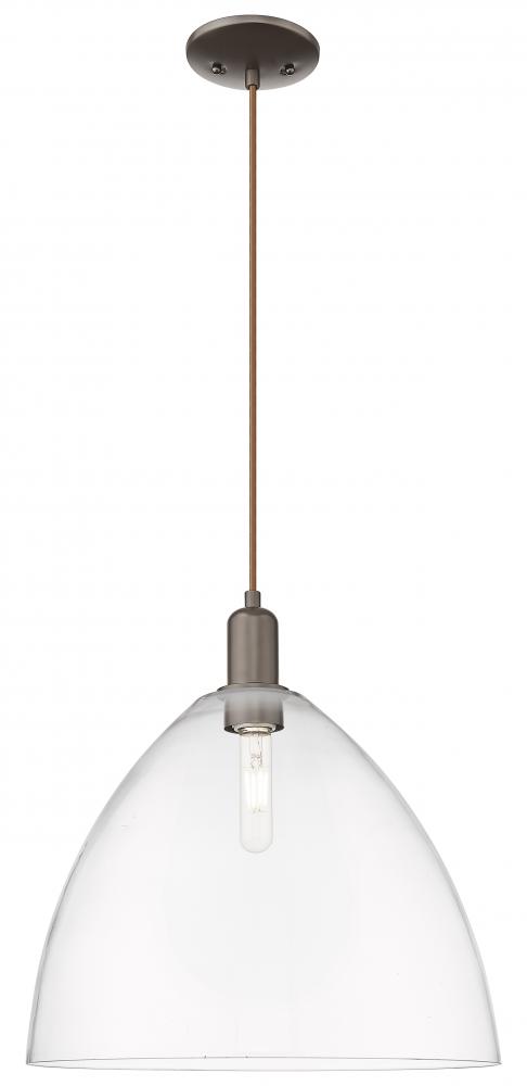 Bristol - 1 Light - 16 inch - Oil Rubbed Bronze - Cord hung - Mini Pendant