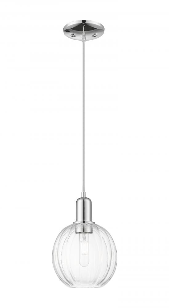 Preston Globe - 1 Light - 6 inch - Polished Chrome - Cord hung - Mini Pendant