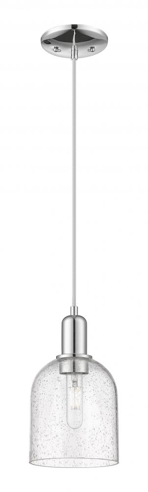 Bella - 1 Light - 6 inch - Polished Chrome - Cord hung - Mini Pendant