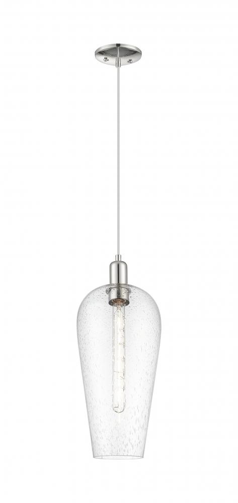 Chelsea - 1 Light - 6 inch - Polished Nickel - Cord hung - Mini Pendant