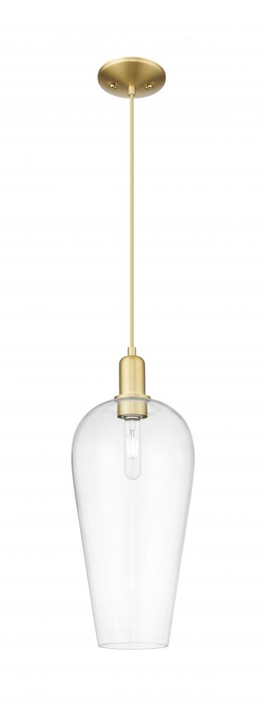 Chelsea - 1 Light - 6 inch - Satin Gold - Cord hung - Mini Pendant
