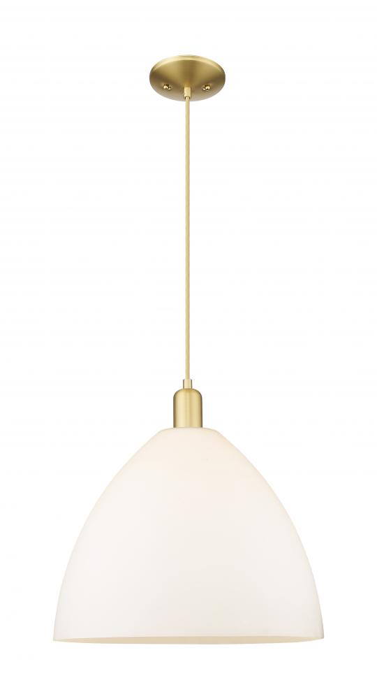 Bristol - 1 Light - 16 inch - Satin Gold - Cord hung - Mini Pendant