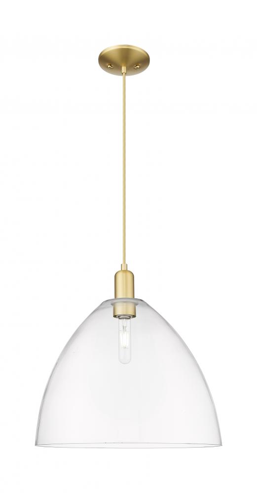 Bristol - 1 Light - 16 inch - Satin Gold - Cord hung - Mini Pendant