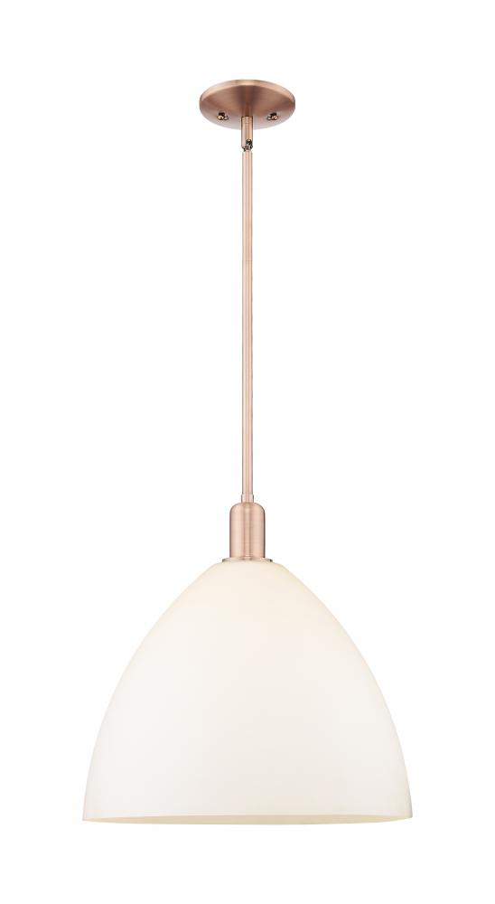 Bristol - 1 Light - 16 inch - Antique Copper - Stem hung - Mini Pendant