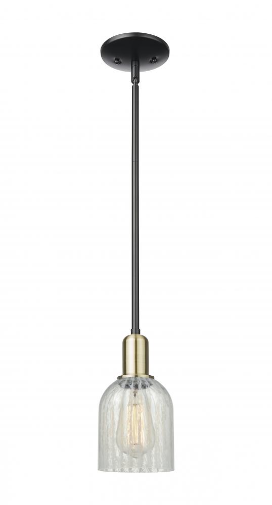 Caledonia - 1 Light - 5 inch - Black Antique Brass - Stem hung - Mini Pendant