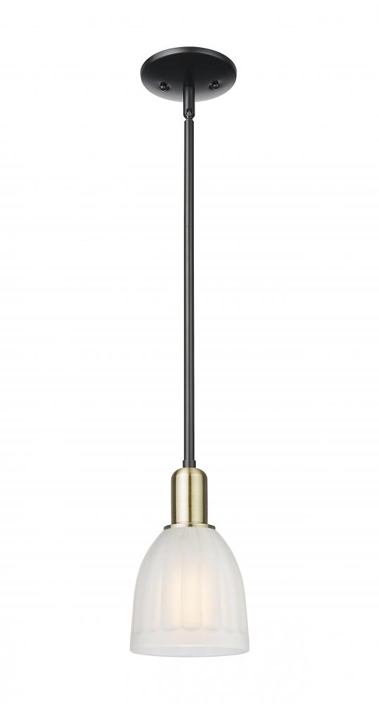 Brookfield - 1 Light - 6 inch - Black Antique Brass - Stem hung - Mini Pendant
