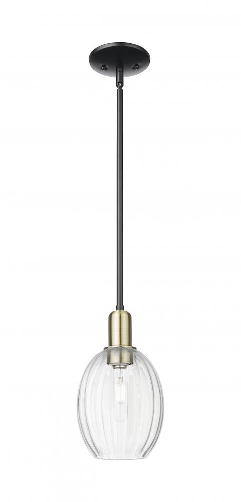 Preston Bulb - 1 Light - 6 inch - Black Antique Brass - Mini Pendant