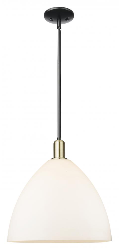 Bristol - 1 Light - 16 inch - Black Antique Brass - Stem hung - Mini Pendant