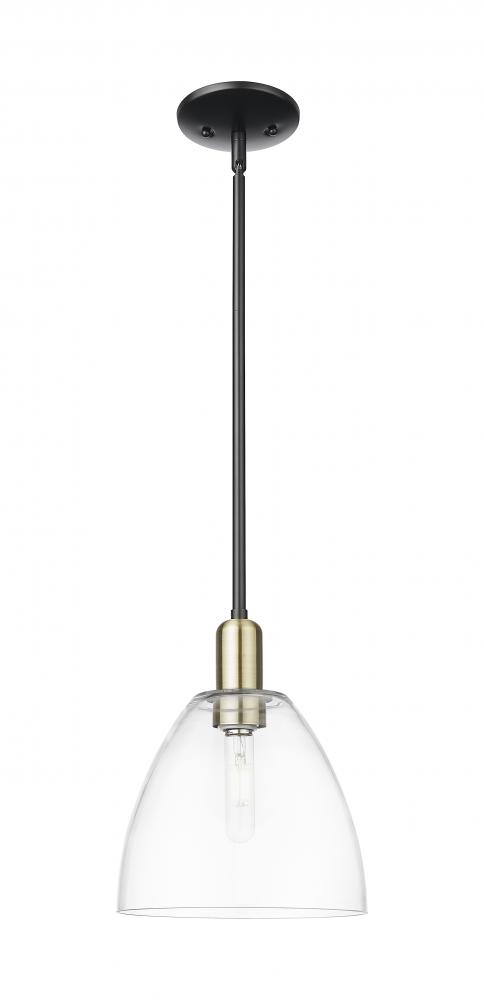 Bristol - 1 Light - 9 inch - Black Antique Brass - Stem hung - Mini Pendant