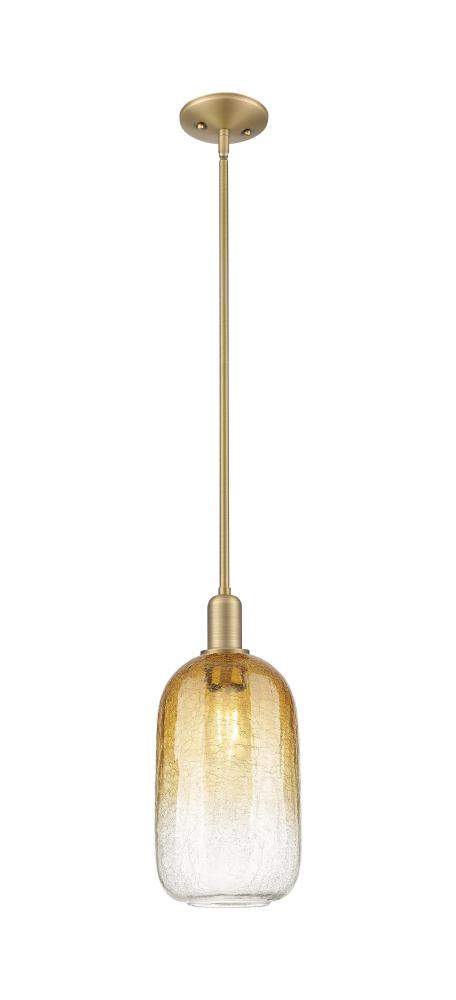 Brookhaven Cloche - 1 Light - 6 inch - Brushed Brass - Mini Pendant