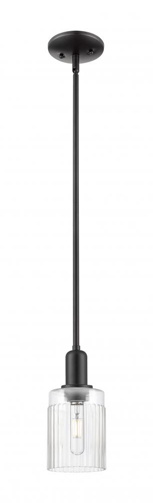 Hadley - 1 Light - 5 inch - Matte Black - Stem hung - Mini Pendant